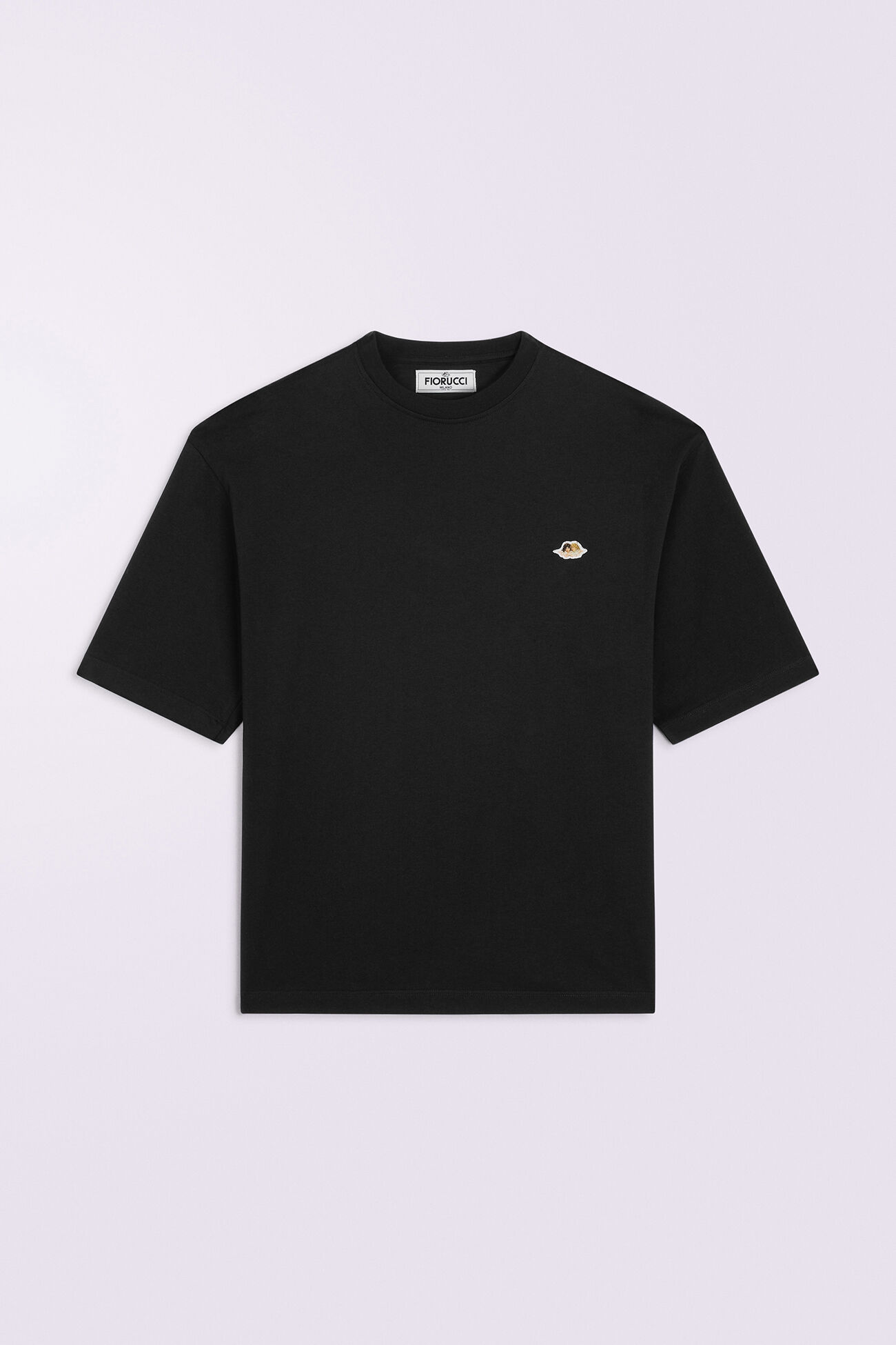 Angels Patch Relaxed T-Shirt Black